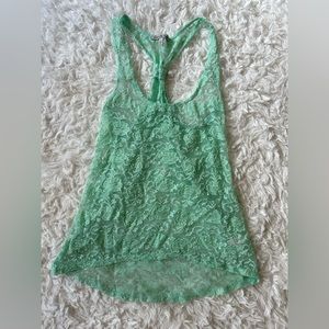 Charolette russe lace tank top